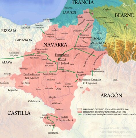 Incorporación de Navarra a Castilla