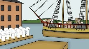 Boston Tea party to Intolerable acts turning point