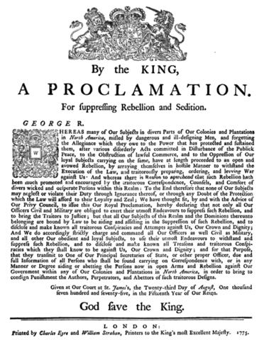 The Proclamation of 1763
