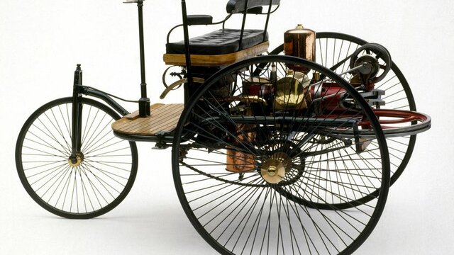 The first automobile was made