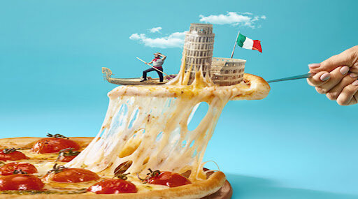 Eat Italian food in Italy