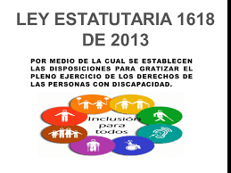 Ley estatutaria 1618