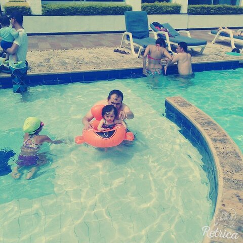 Mi primera vez en piscina