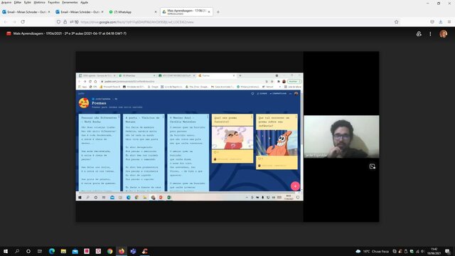 Uso de PADLET como incentivo à leitura poética