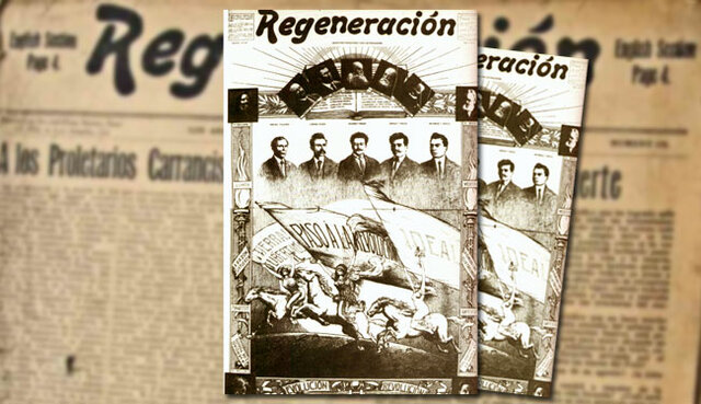 Fundación del periódico "Regeneración" crítico contra el régimen de Díaz