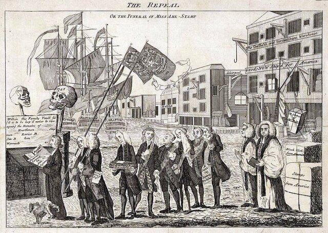 The Stamp act of 1766