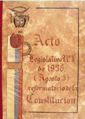 1936- REFORMA CONSTITUCIONAL