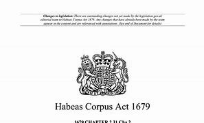 Acta de Habeas Corpus