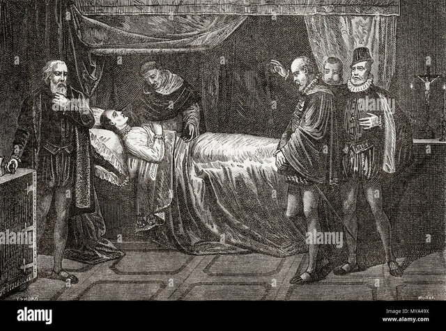 MUERTE DE CARLOS I. FELIPE DE ANJOU DESIGNADO HEREDERO