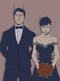 Selina Kyle and Bruce Wayne meet.