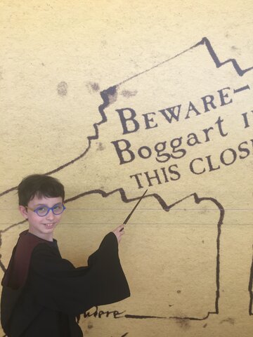 Vaig als estudis de Harry Potter, a Londres