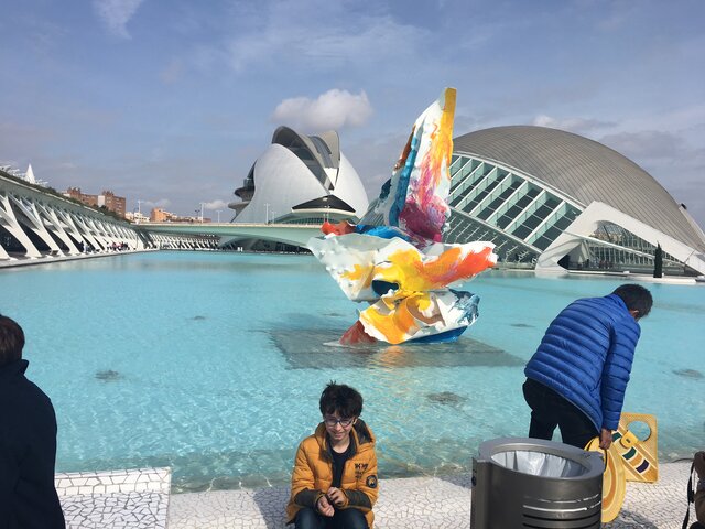 Vaig a la ciutat de les Arts i les Ciències, a València
