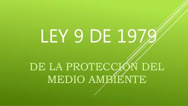 Ley 9 de 1979