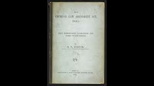 1952- The criminal law amendment act