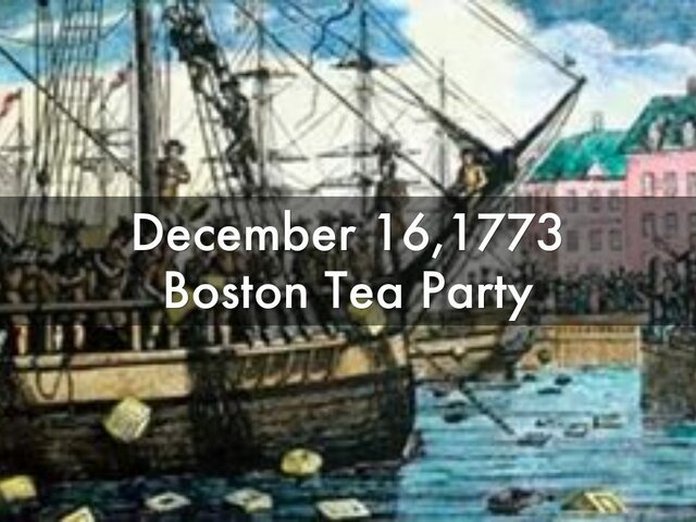 Boston tea party
