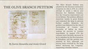 Olive branch petition
