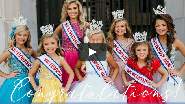 I did my first Pageant in 1st grade