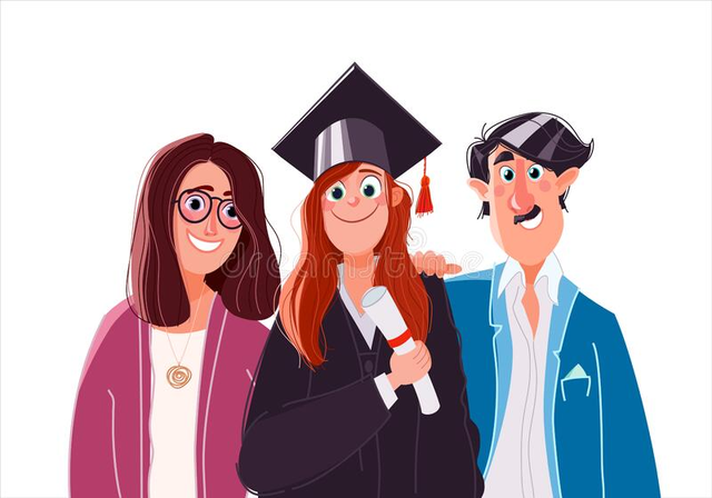 La graduación de mi colegio.