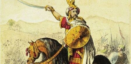 Tarik cruza el estrecho de Gibraltar