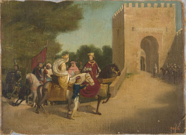 Los reyes católicos entran en Granada