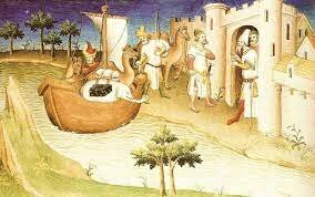 The Popes travel back to Europe with lots of goods