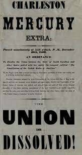 South Carolina Secedes from the U.S.