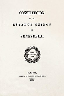 Constitución de los Estados Unidos de Venezuela