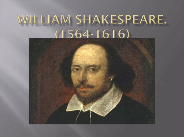 William Shakespeare (1564-1616).