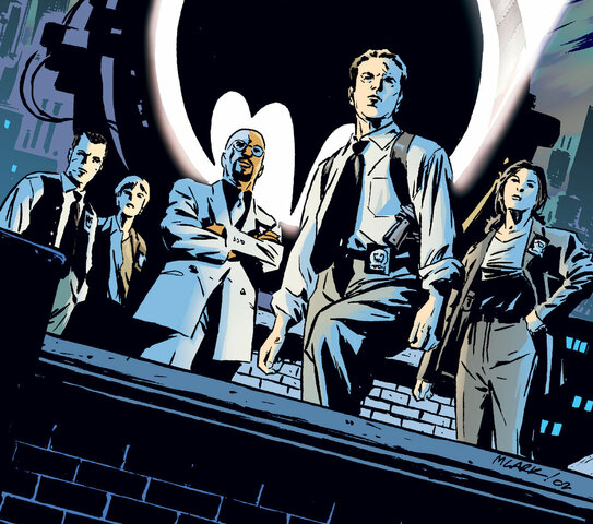 Batman teams up with the GCPD.