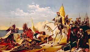 Llegada de Cortés a Mesoamérica