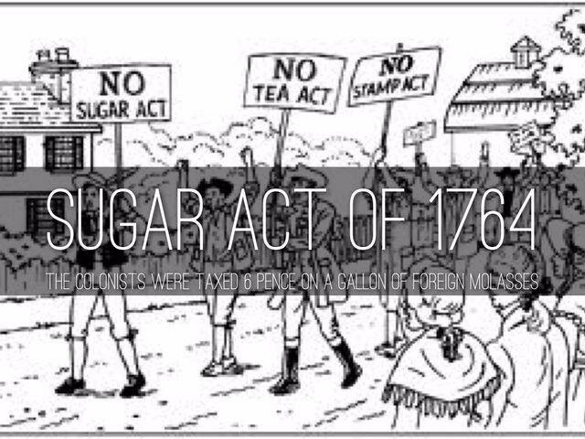 The Sugar Act of 1764