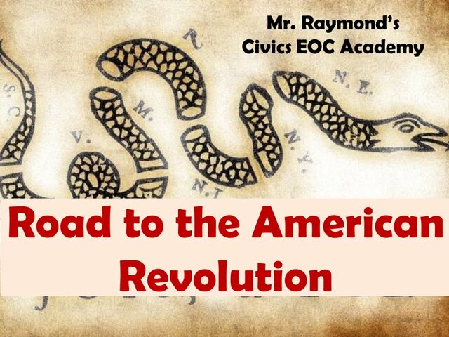 Road to the Revolution