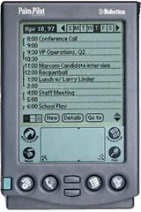 The Palm Pilot was introduced