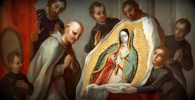 Difusión de la Virgen de Guadalupe.