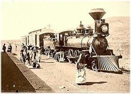 Primer convoy ferroviario en mexico