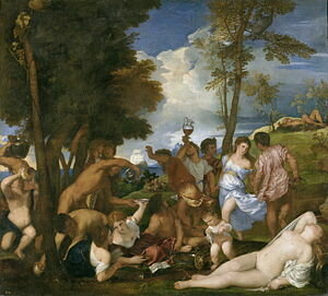 La Bacanal, Tiziano