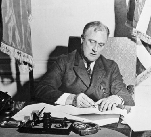 New Deal established by FDR