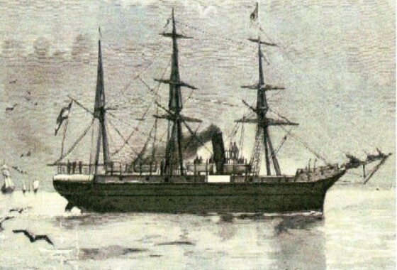 El naufragio del Vapor del Cazador