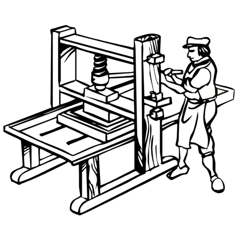 Written communication: Printing Press