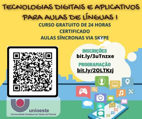 Curso Tecnologias Digitais e Aplicativos para Aulas de Línguas - módulo I