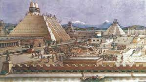 Hernán Cortés entra a la ciudad de Tenochtitlan
