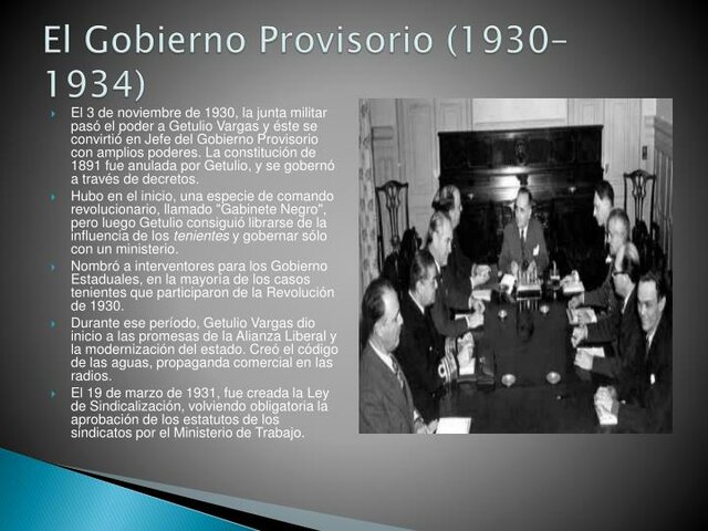 Gobierno provisorio.