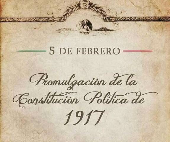Promulgación de la Constitución Federal de 1917