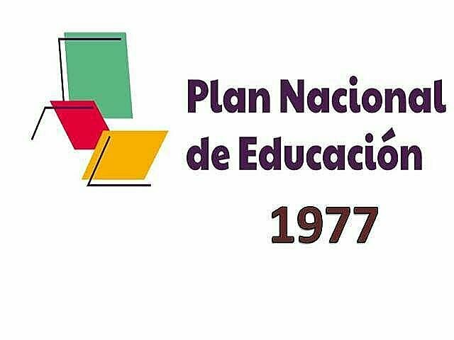 El Plan Nacional de Educación de 1977