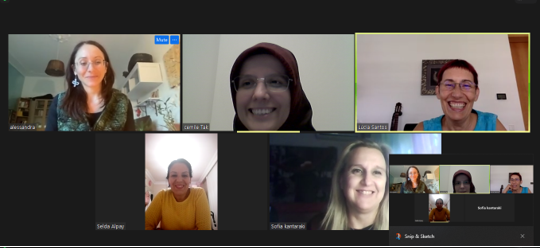 First online meeting