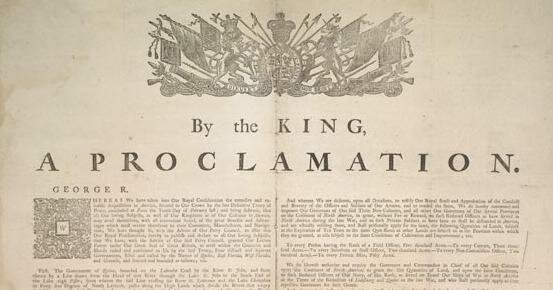 The Proclamation of 1763