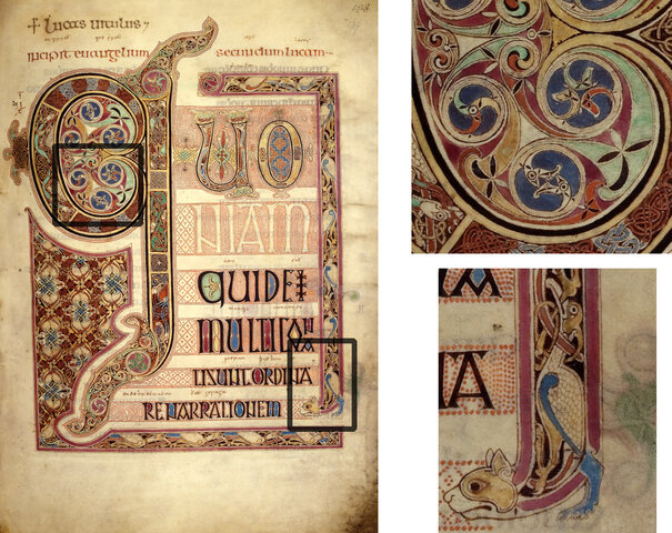The Lindisfarne Gospels Manuscript Is Completed