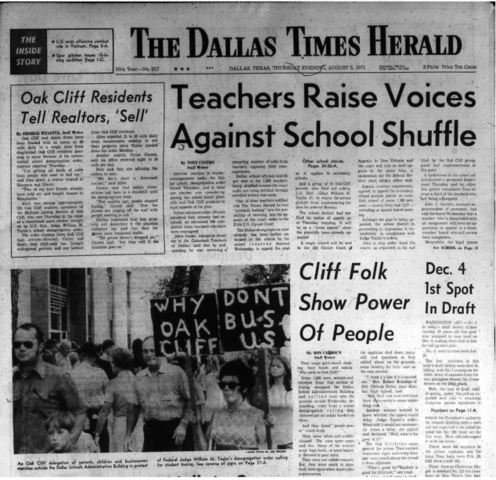 TEA to Desegregate Public Schools