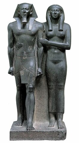 Micerino e la moglie Khamerer-Nebti