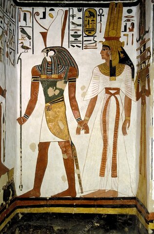Nefertari con Horus